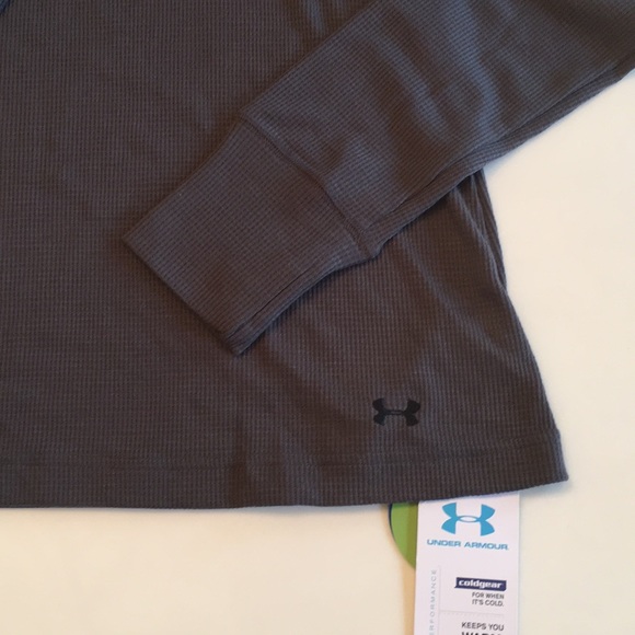Under Armour UA Women’s Longsleeve Waffle Shirt - Picture 6 of 8